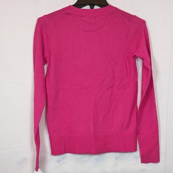 NWT Free Assembly Women’s Pink Crewneck Long Sleeve Sweater, size XS - Picture 4 of 6